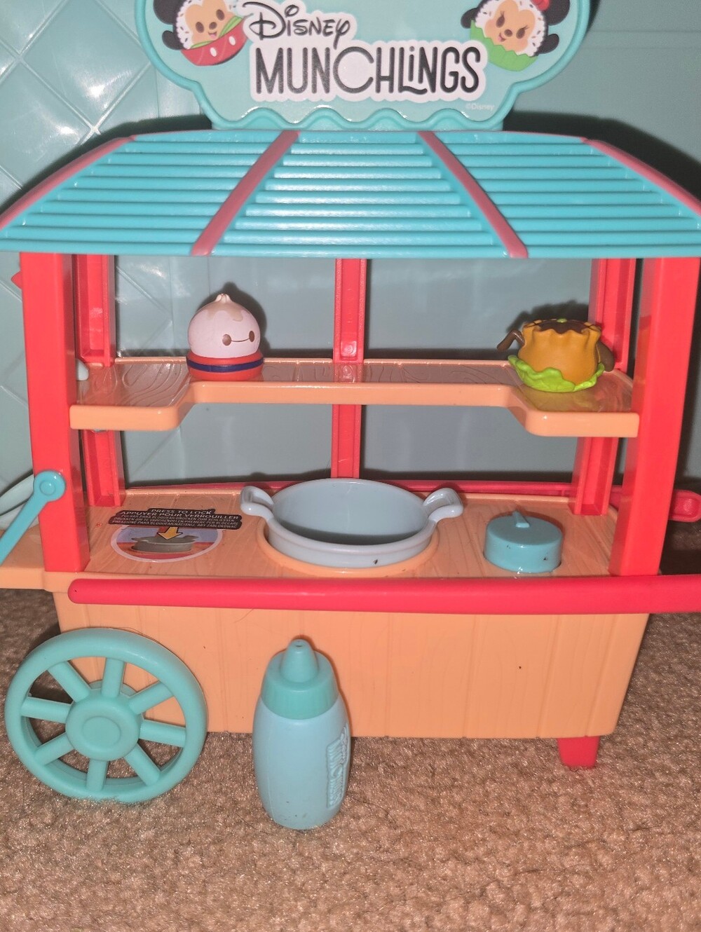 Disney Munchlings Dumpling Cart works  not complete.